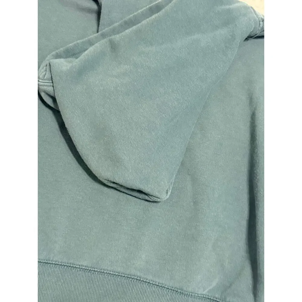 Champion Youth Large Script Logo Pullover Hoodie Sweatshirt Green